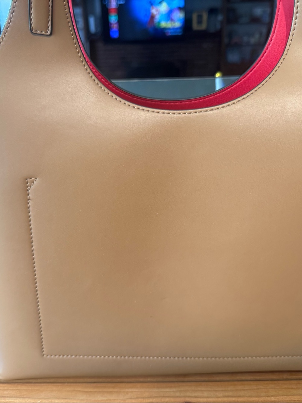 Halston Brooke Tote Bag Taupe Tote Bag - Picture 5 of 9